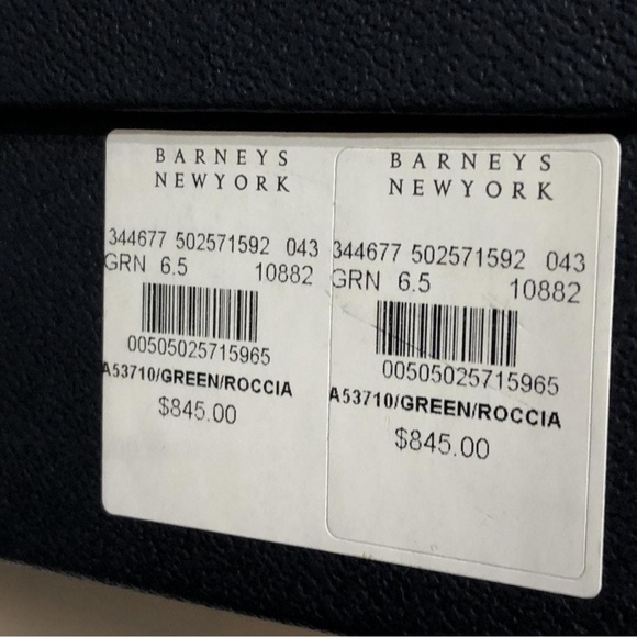 Sergio Rossi High Heel Python Sandals - Green - Picture 7 of 7